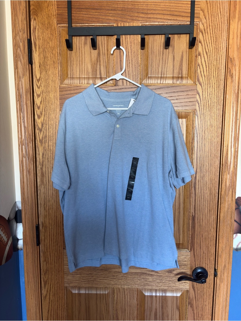 Banana Republic Men’s Light Blue Polo Shirt